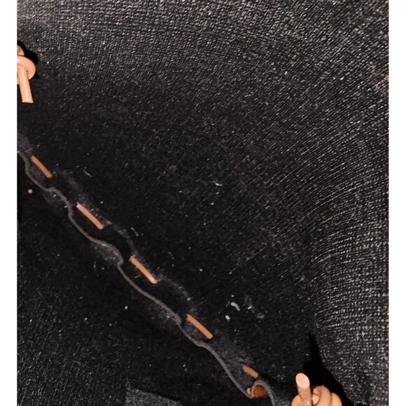 Vintage Nashville Faux Leather Purse with Stamped Floral Design and Chain Strap - Picture 4 of 6